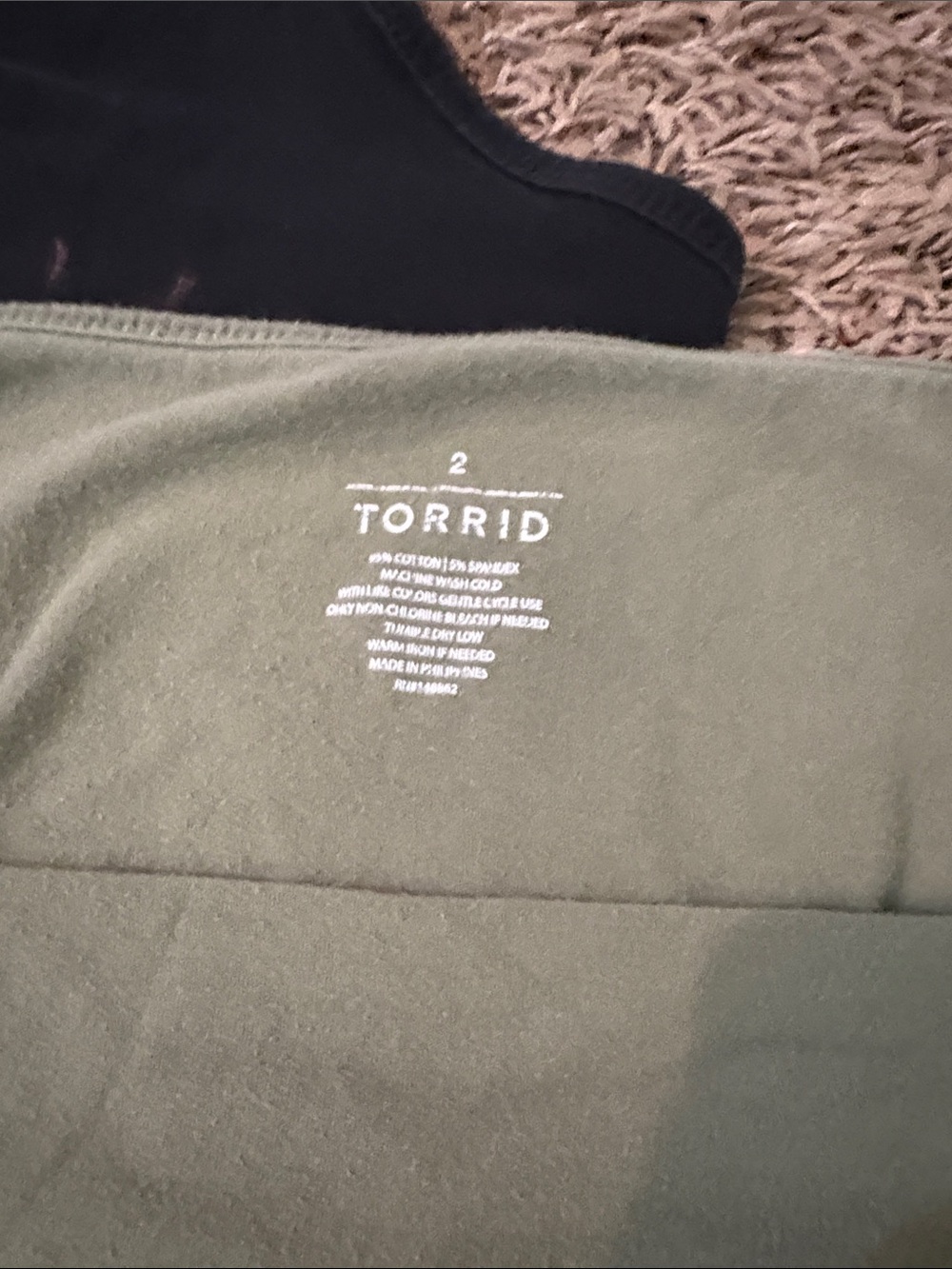torrid Spaghetti Strap Camisole Set in Black, Olive, Cream Lot - Picture 3 of 12